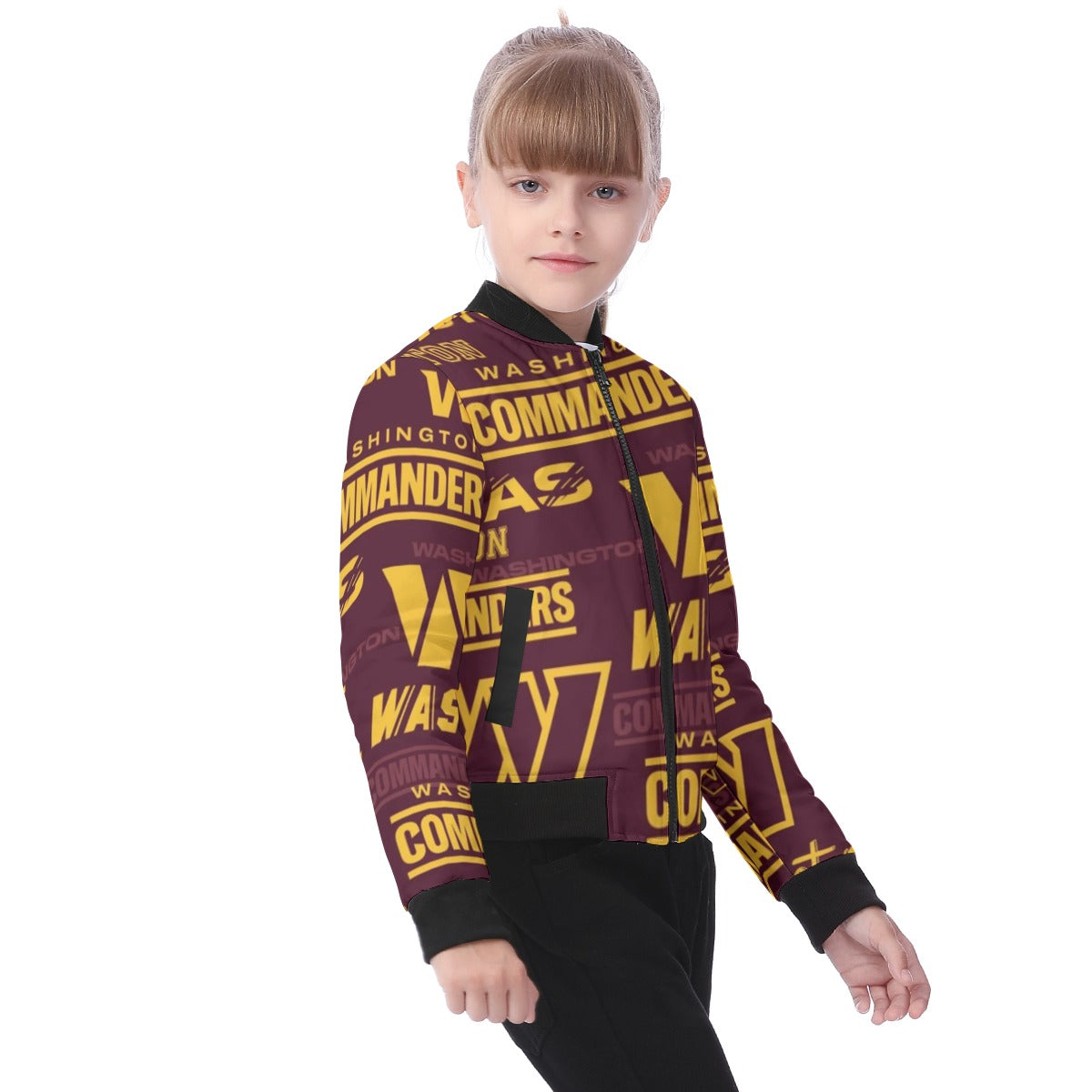 Washington Commanders Kid's Bomber Jacket