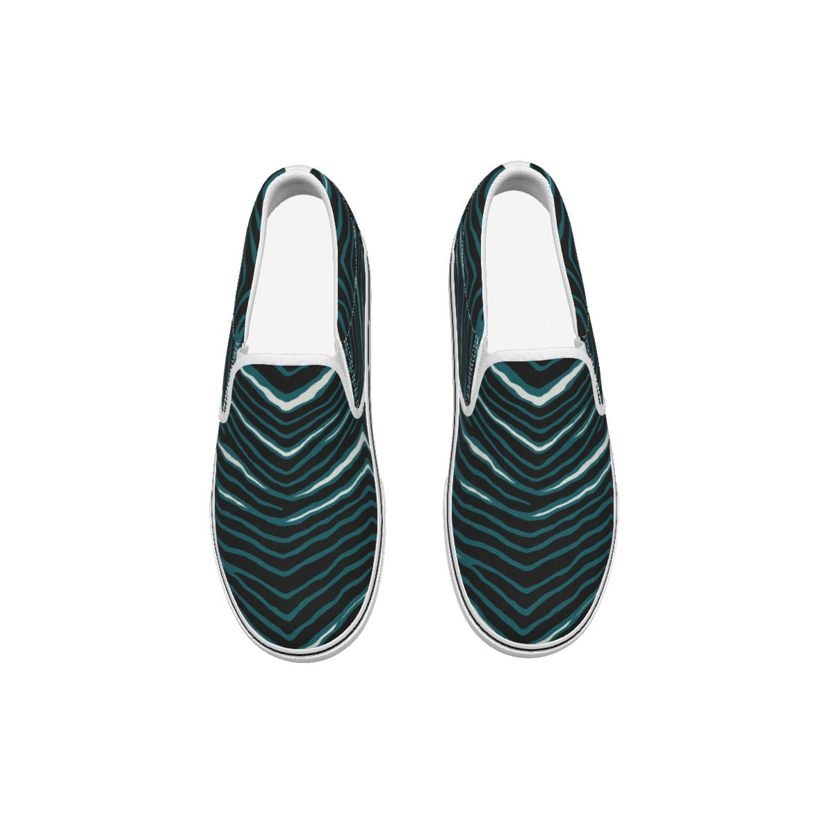 Philadelphia Football Game Day Kid's Slip On Sneakers