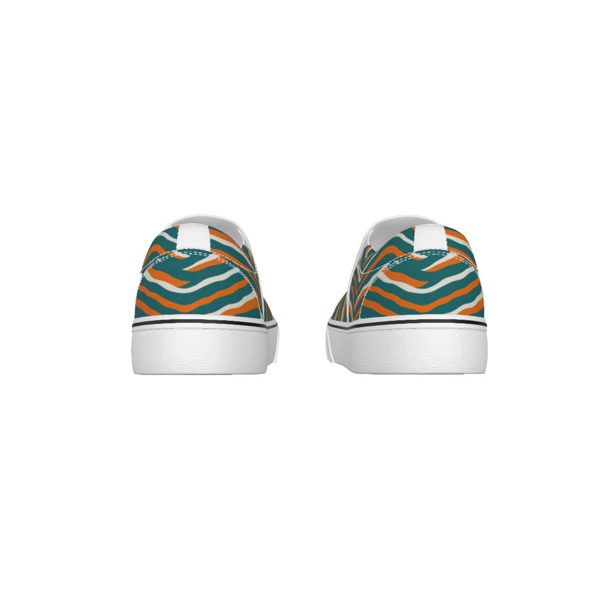 Miami Football Game Day Kid's Slip On Sneakers