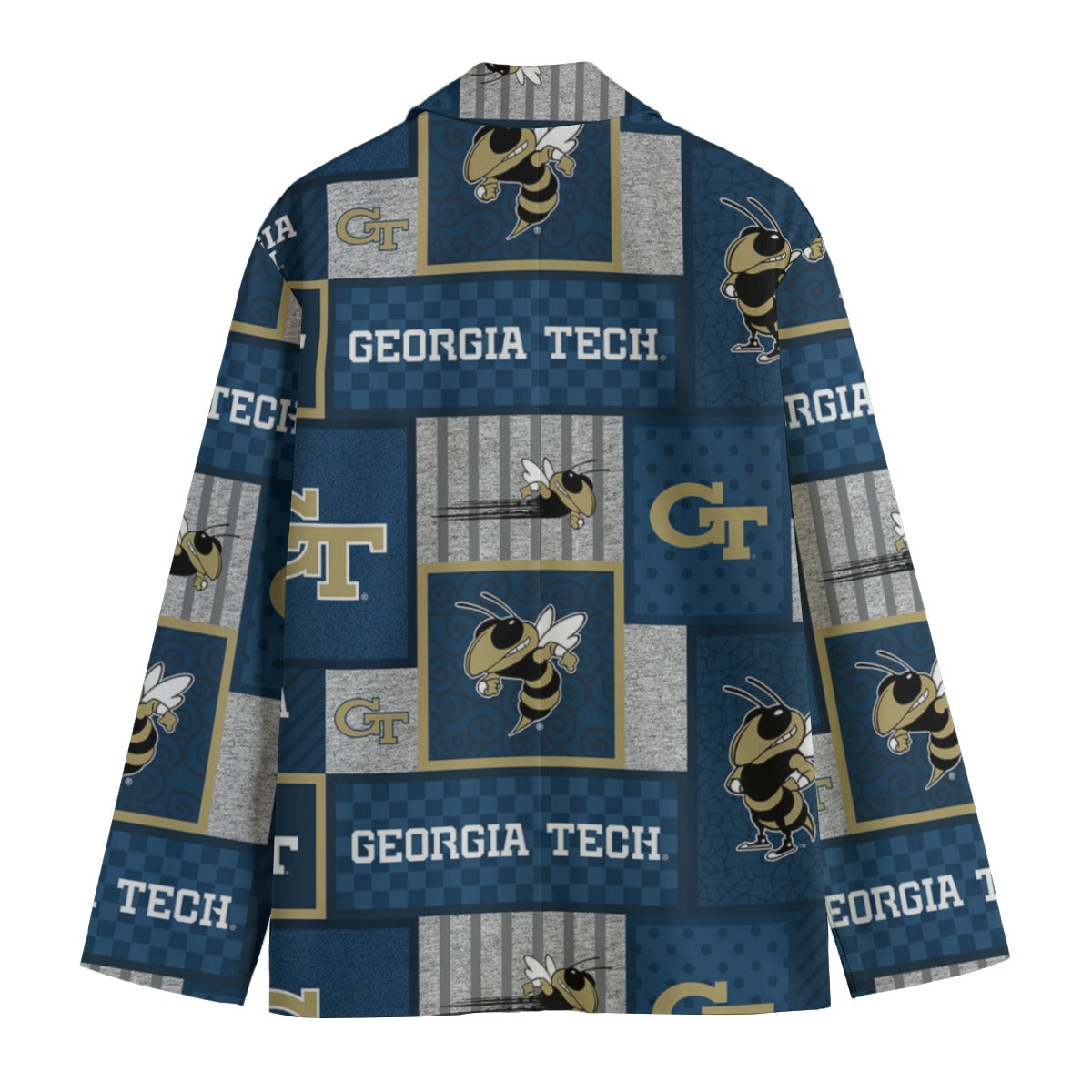 Georgia - Yellow Jackets Game Day Flat Lapel Collar Blazer