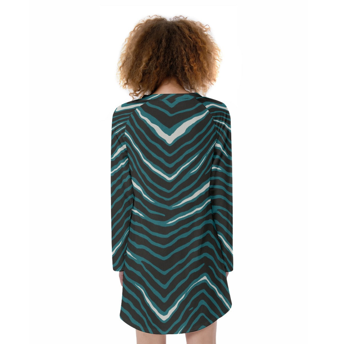 Philadelphia Football Game Day All-Over Print Women's Raglan Sleeve Dress