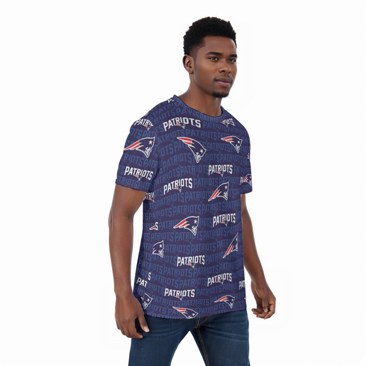 New England Football Game Day All-Over Print Unisex T-Shirt|220GSM KPO03