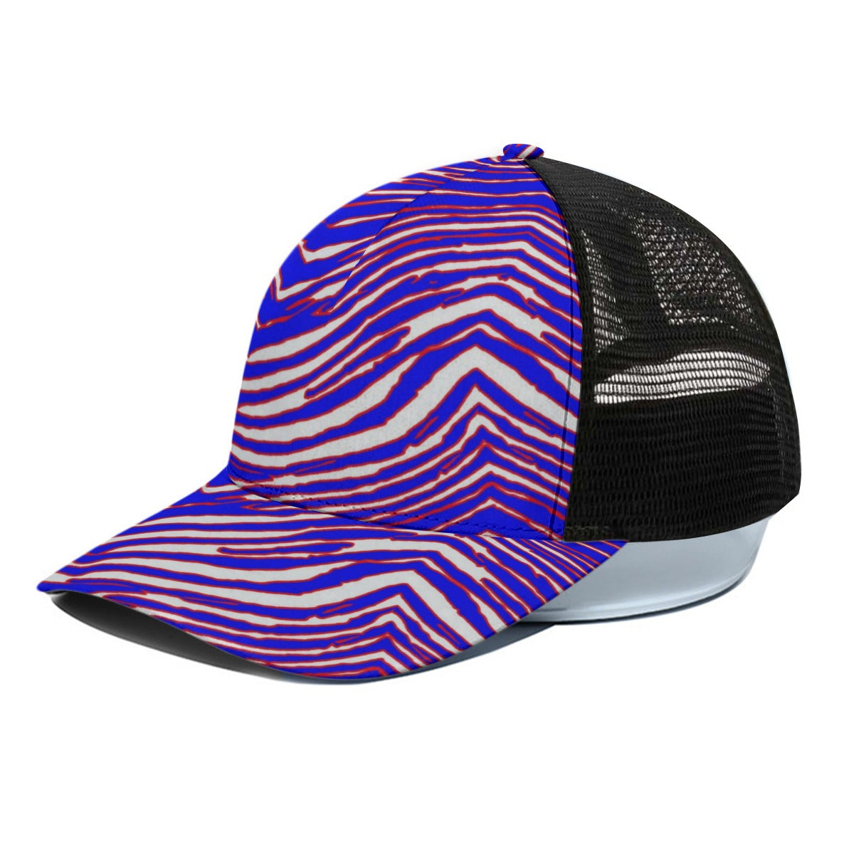 Buffalo Bills Zubaz Unisex Trucker Hat With Black Half-mesh