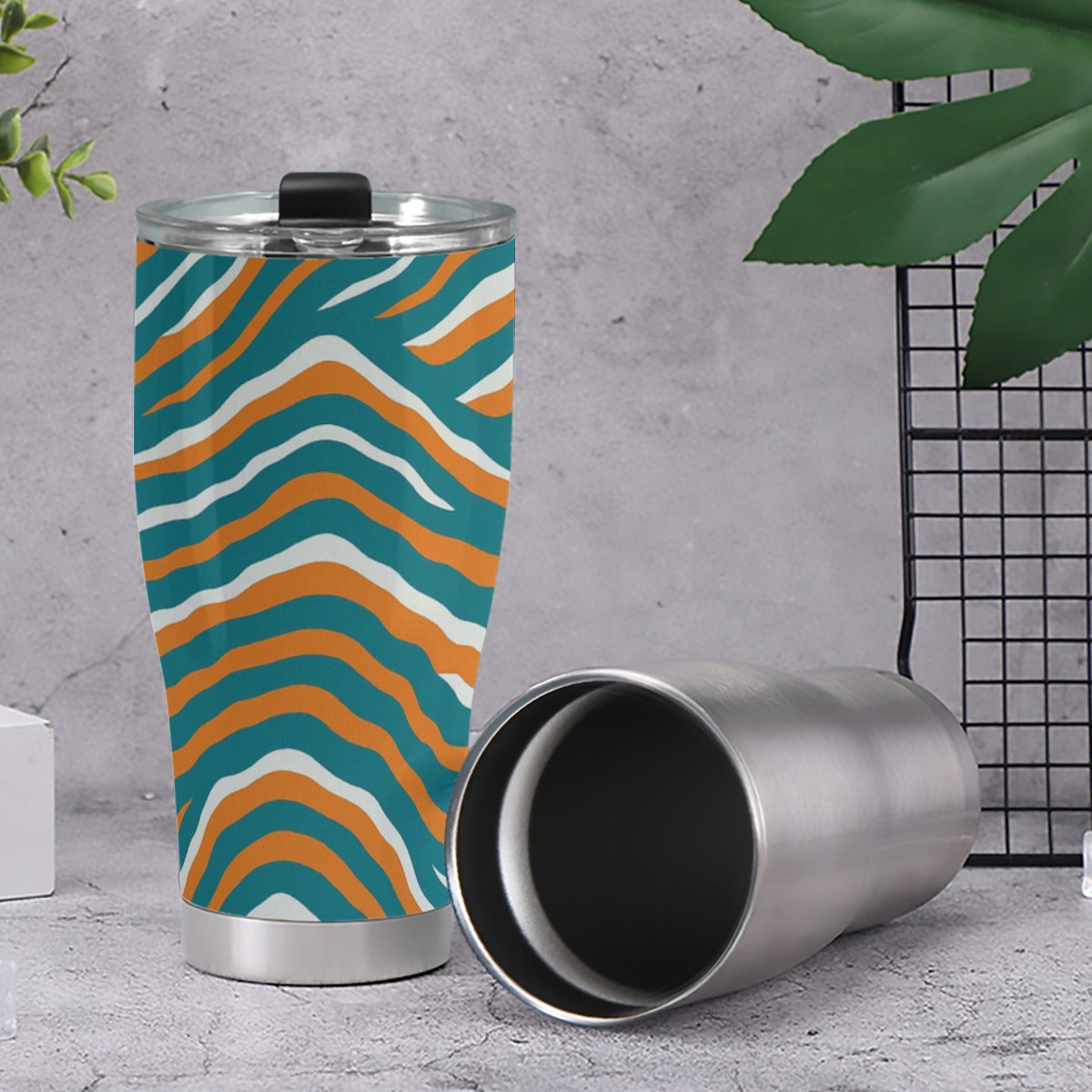 Miami Football Game Day 30OZ Cone Car Cup