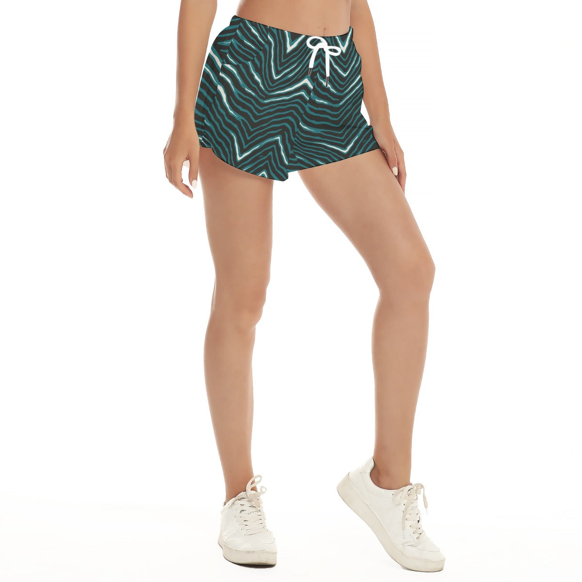 Philadelphia Football Game Day All-Over Print Women's Beach Shorts