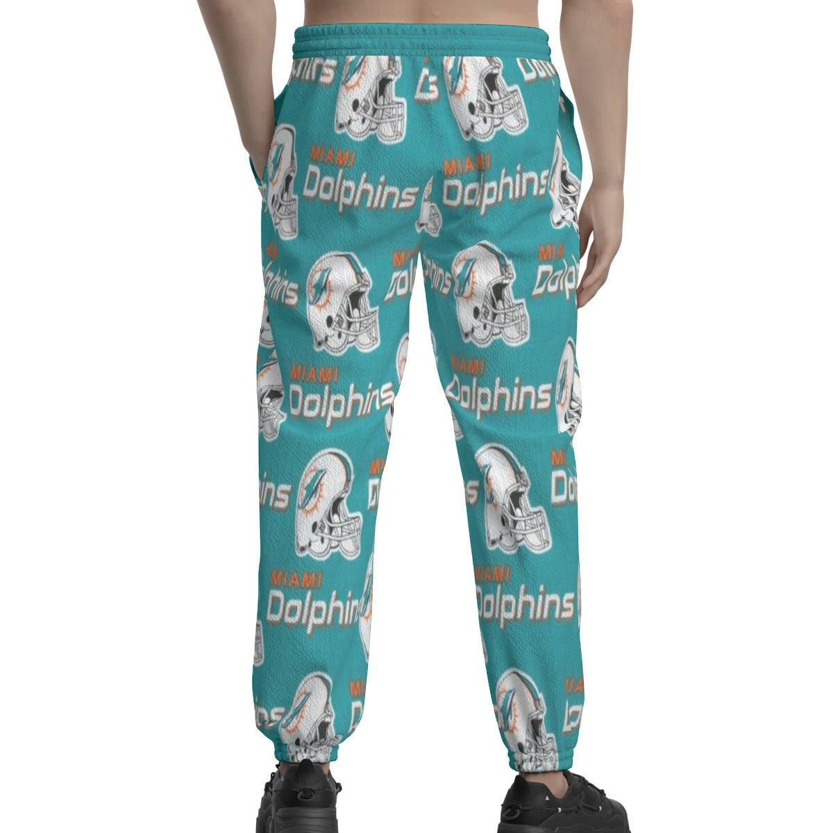 Miami Football Game Day All-Over Print Unisex Textured Casual Pants