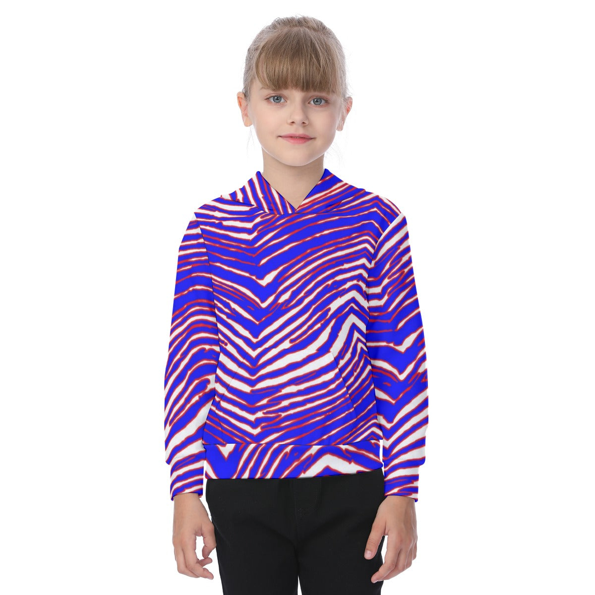 Buffalo Bills Zubaz Oversized Kid's Hoodie