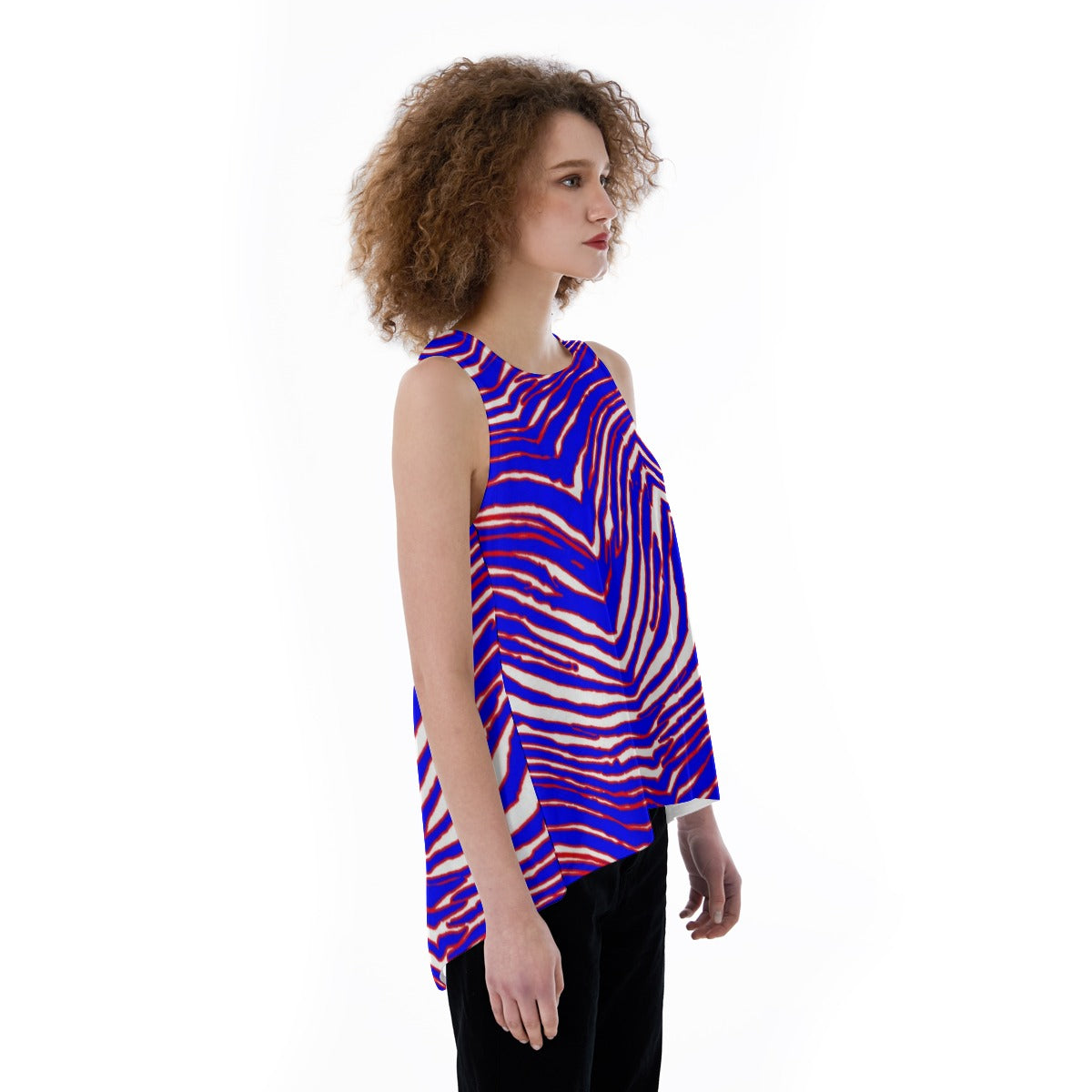 Buffalo Bills Zubaz Women's Loose Tank Top