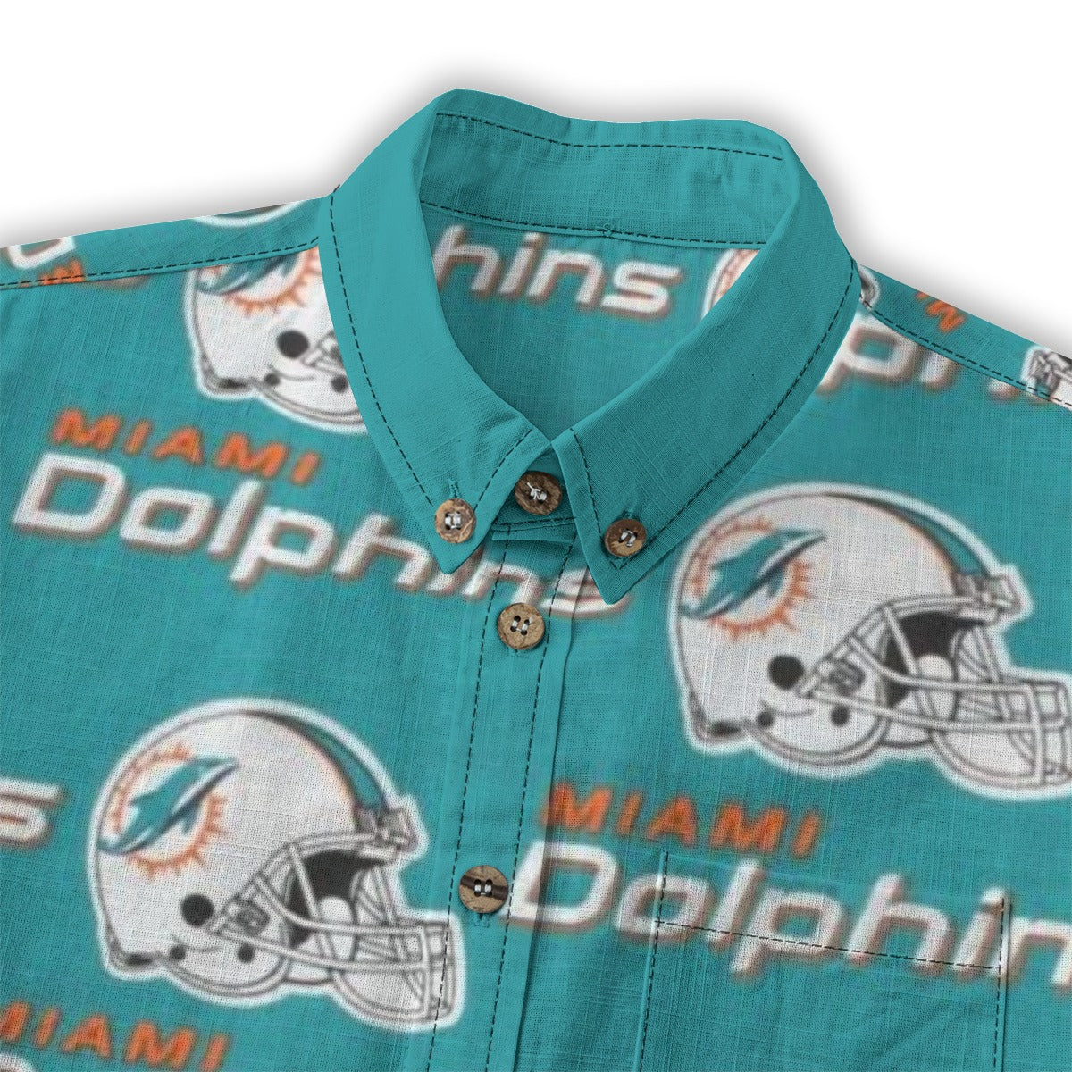 Miami Football Game Day All-Over Print Children's Shirt With Pocket | 125GSM Cotton