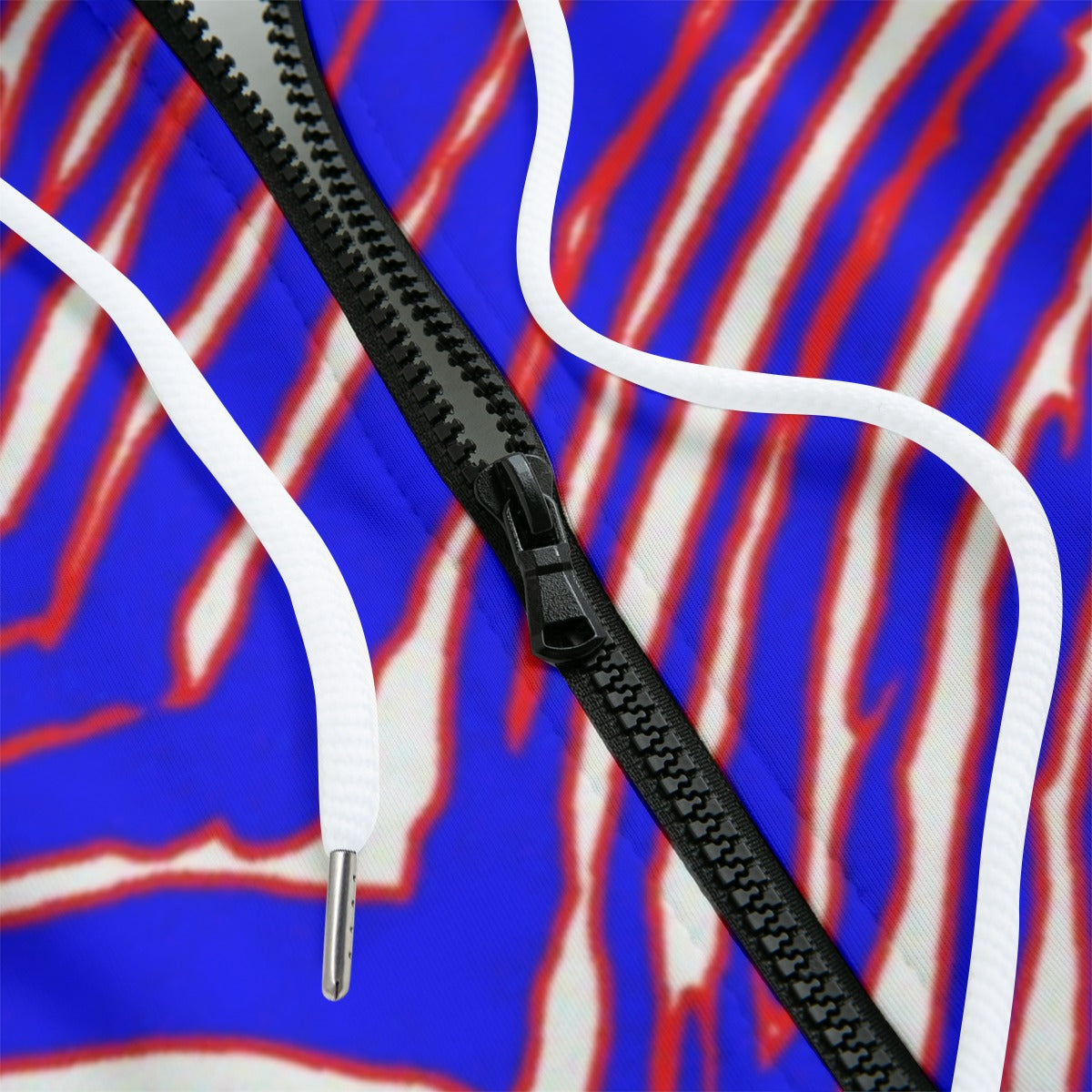 Buffalo Bills Zubaz Zip Up Hoodie With Pocket | Interlock