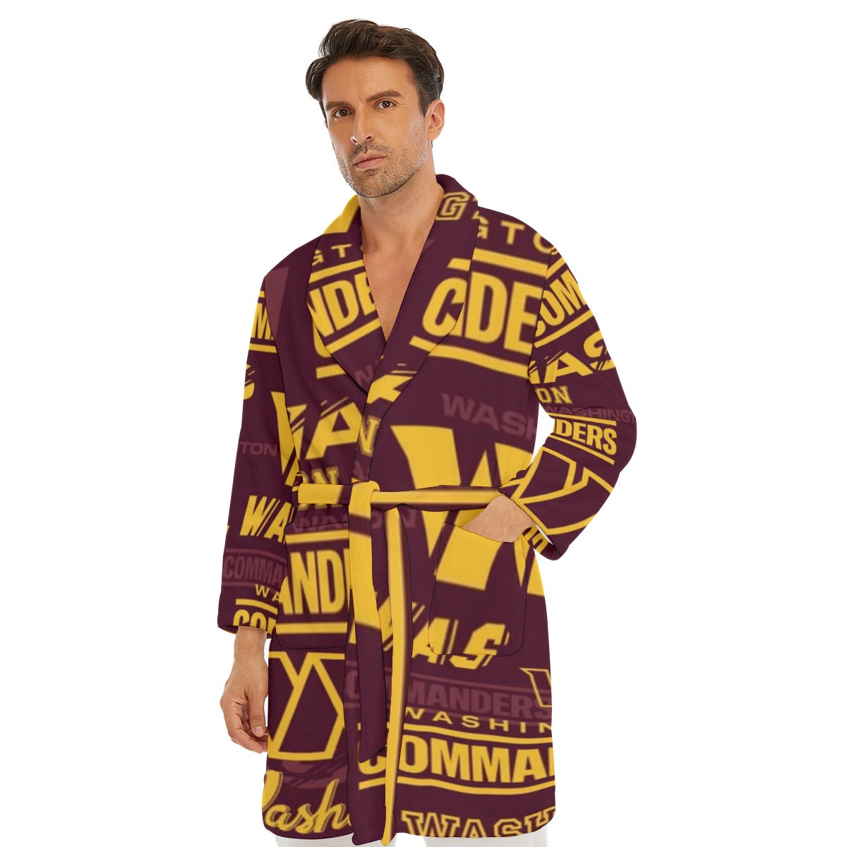 Washington Commanders Men's Borg Fleece Robe