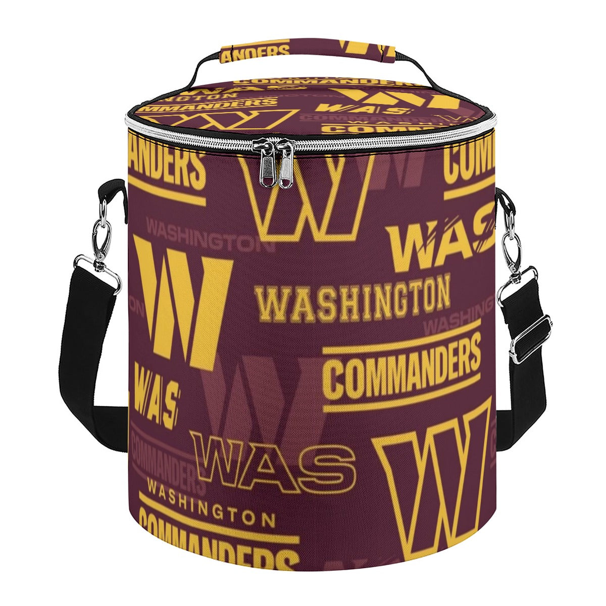 Washington Commanders Insulated Cylinder Cooler Bag