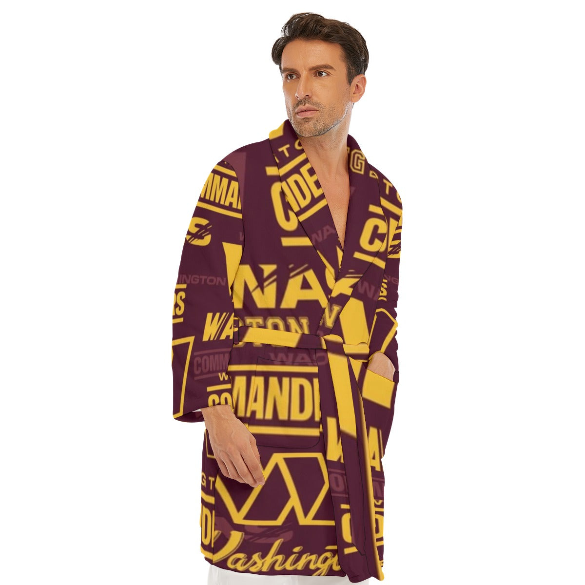 Washington Commanders Men's Borg Fleece Robe