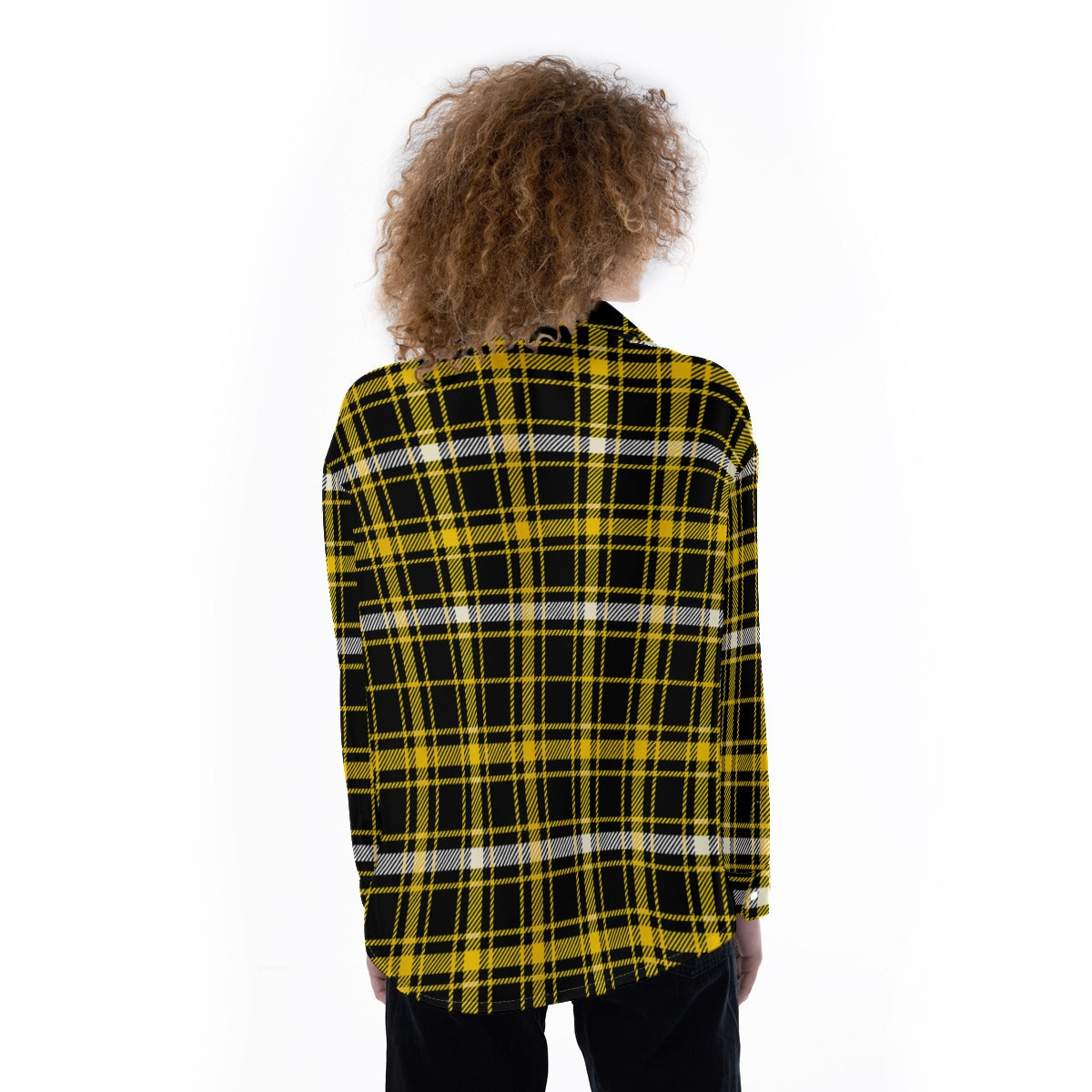 Missouri Tartan Plaid Tigers Women's Satin Shirt