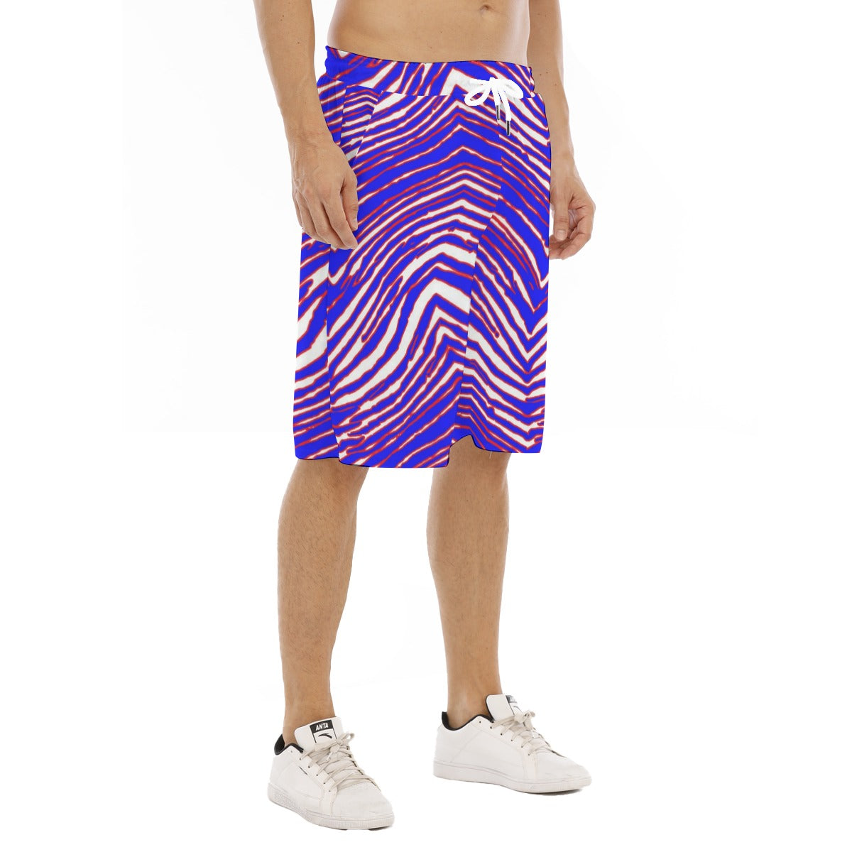 Buffalo Bills Zubaz Men's Tether Loose Shorts With Pocket