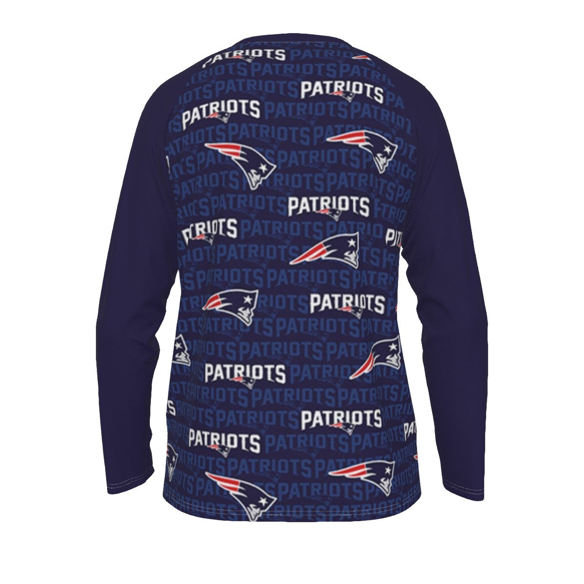 New England Football Game Day All-Over Print Men's Long Sleeve T-shirt With Raglan Sleeve