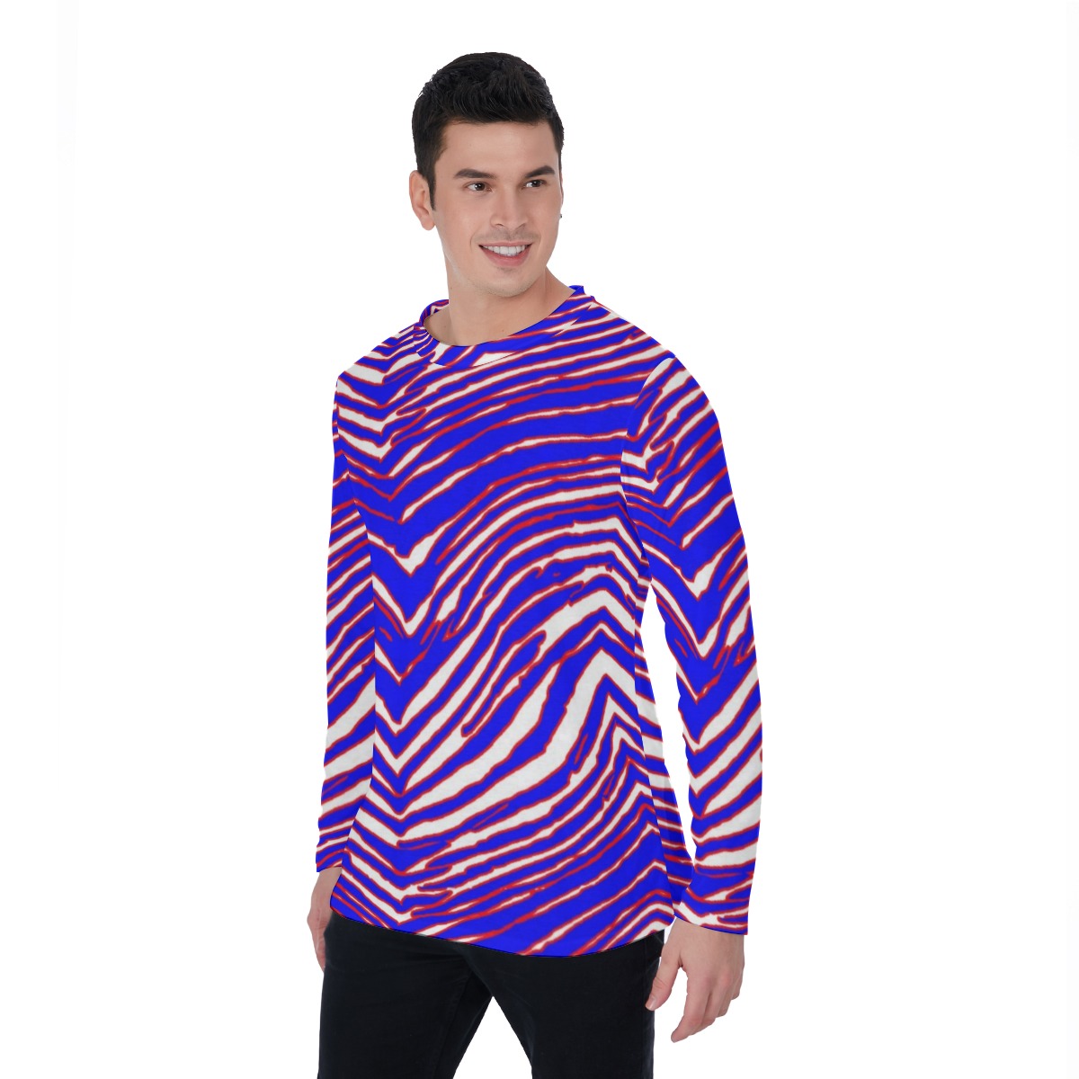 Buffalo Bills Zubaz Long Sleeve T-Shirt