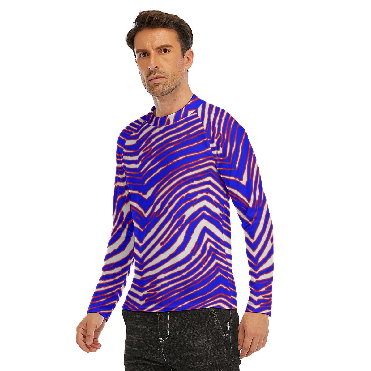 Buffalo Bills Zubaz Men's Long Sleeve Tight surf clothing