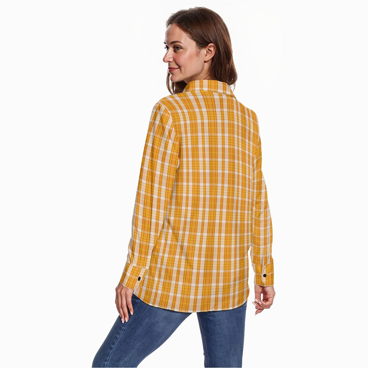 Tennessee Tartan Plaid Volunteers Women's Long Sleeve Shirt
