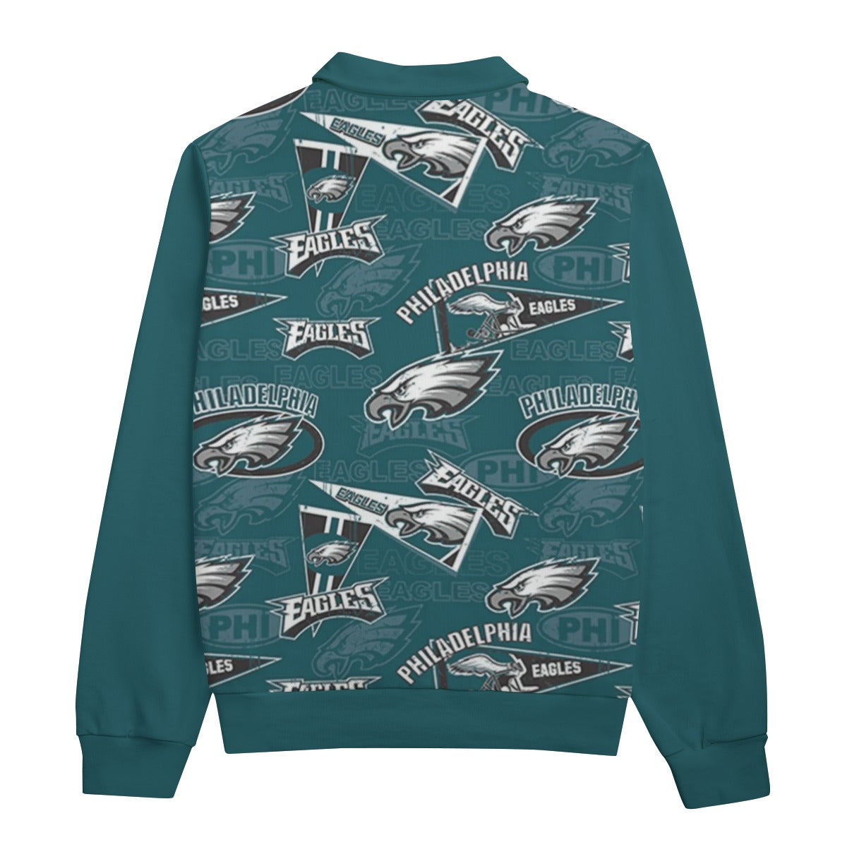 Philadelphia Football Game Day All-Over Print Unisex Lapel Sweatshirt | 310GSM Cotton