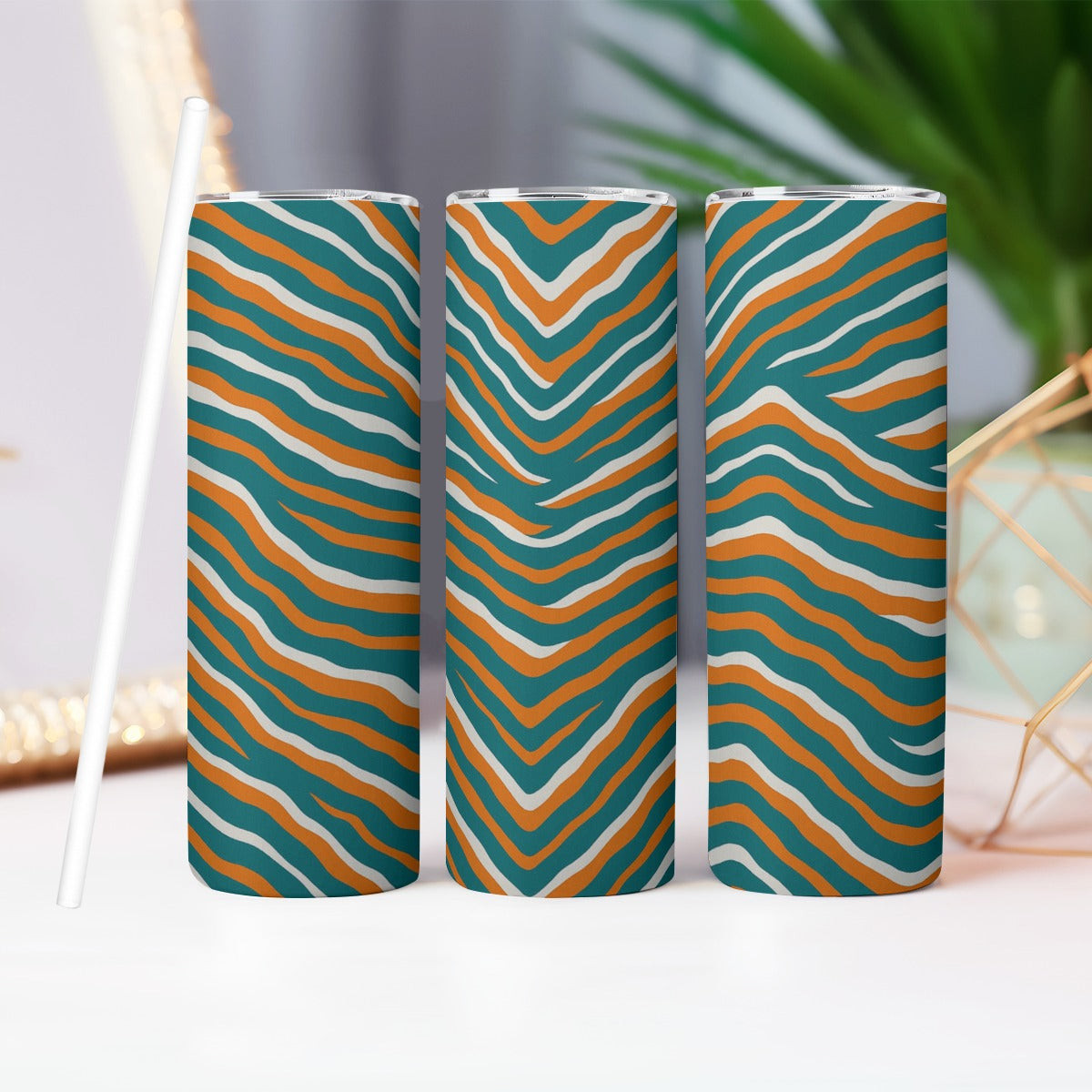 Miami Football Game Day 20OZ Straight Cup With Sliding Lid For The USA