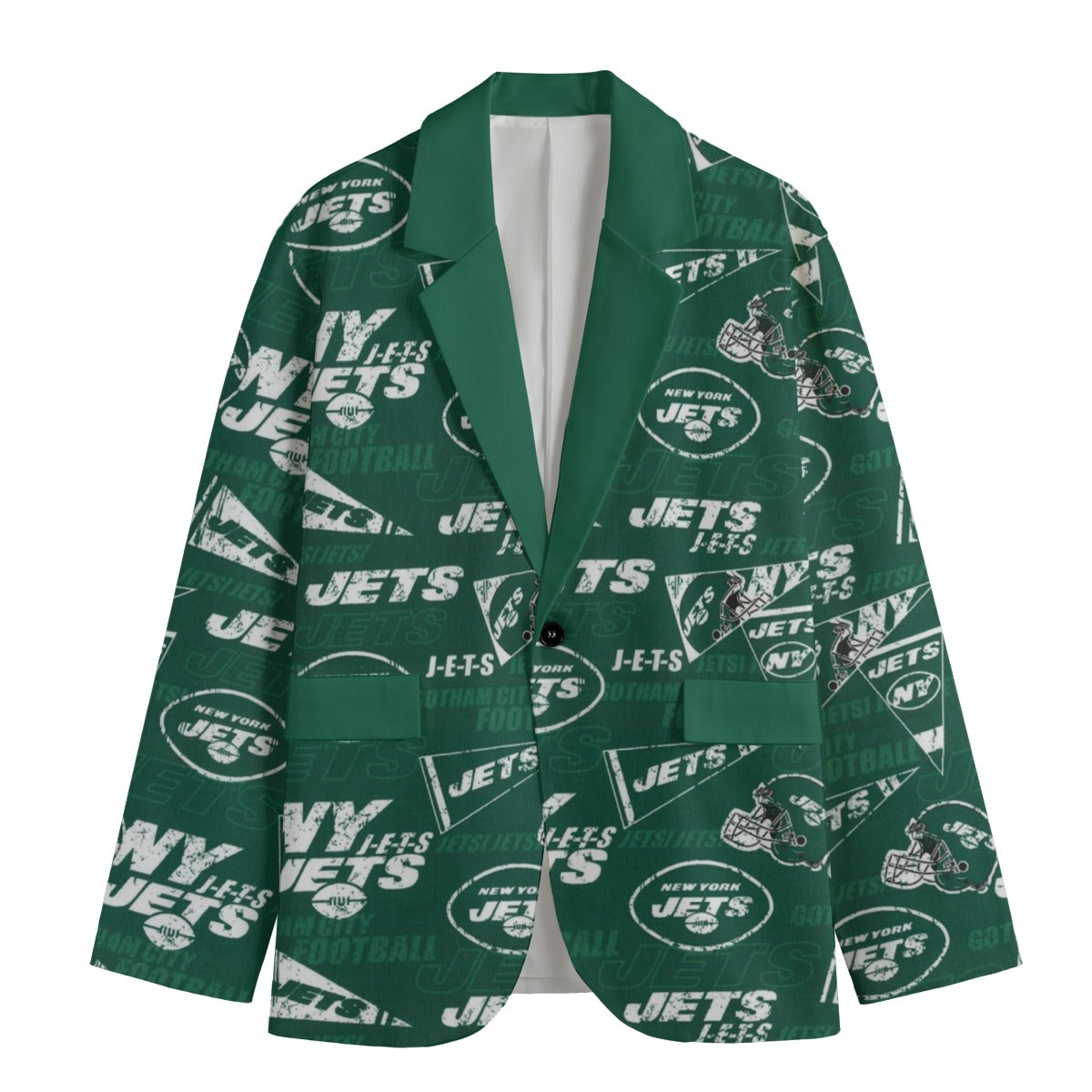 New York Jets suit Flat Lapel Collar Blazer