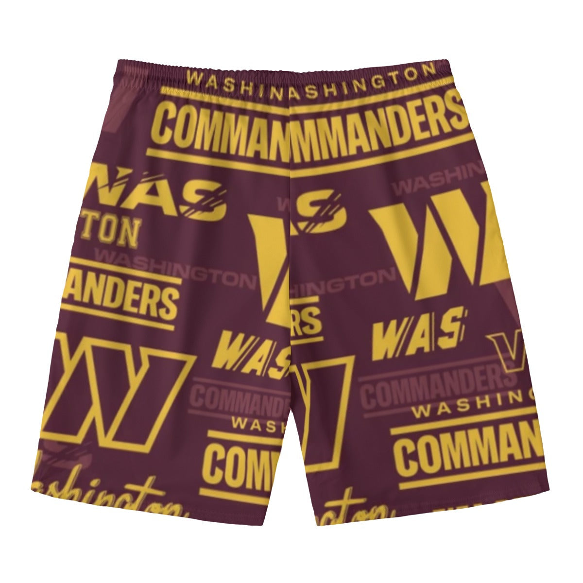 Washington Commanders Men‘s Beach Shorts With Lining