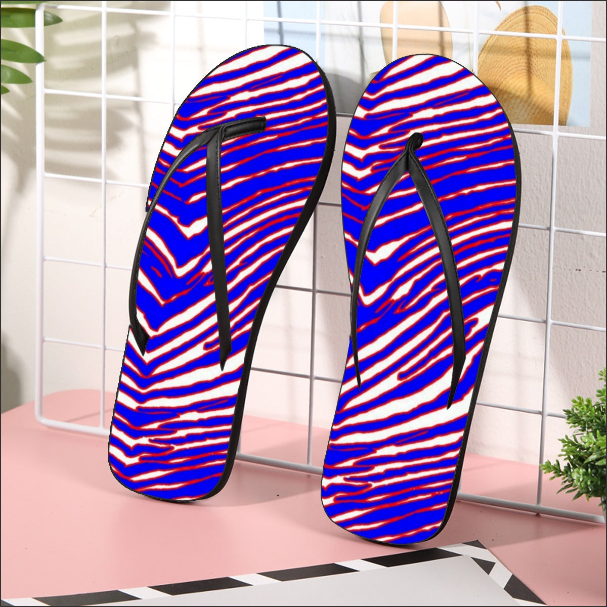 Buffalo Bills Zubaz Men's Flip Flops
