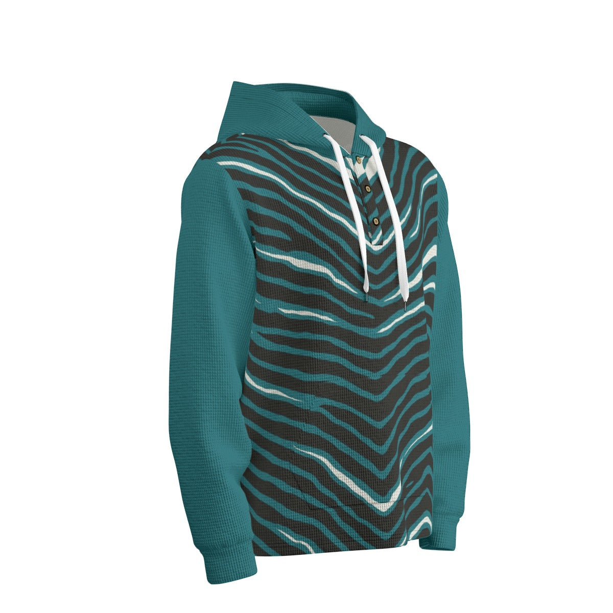 Philadelphia Football Game Day All-Over Print Men's Half Button Hoodie