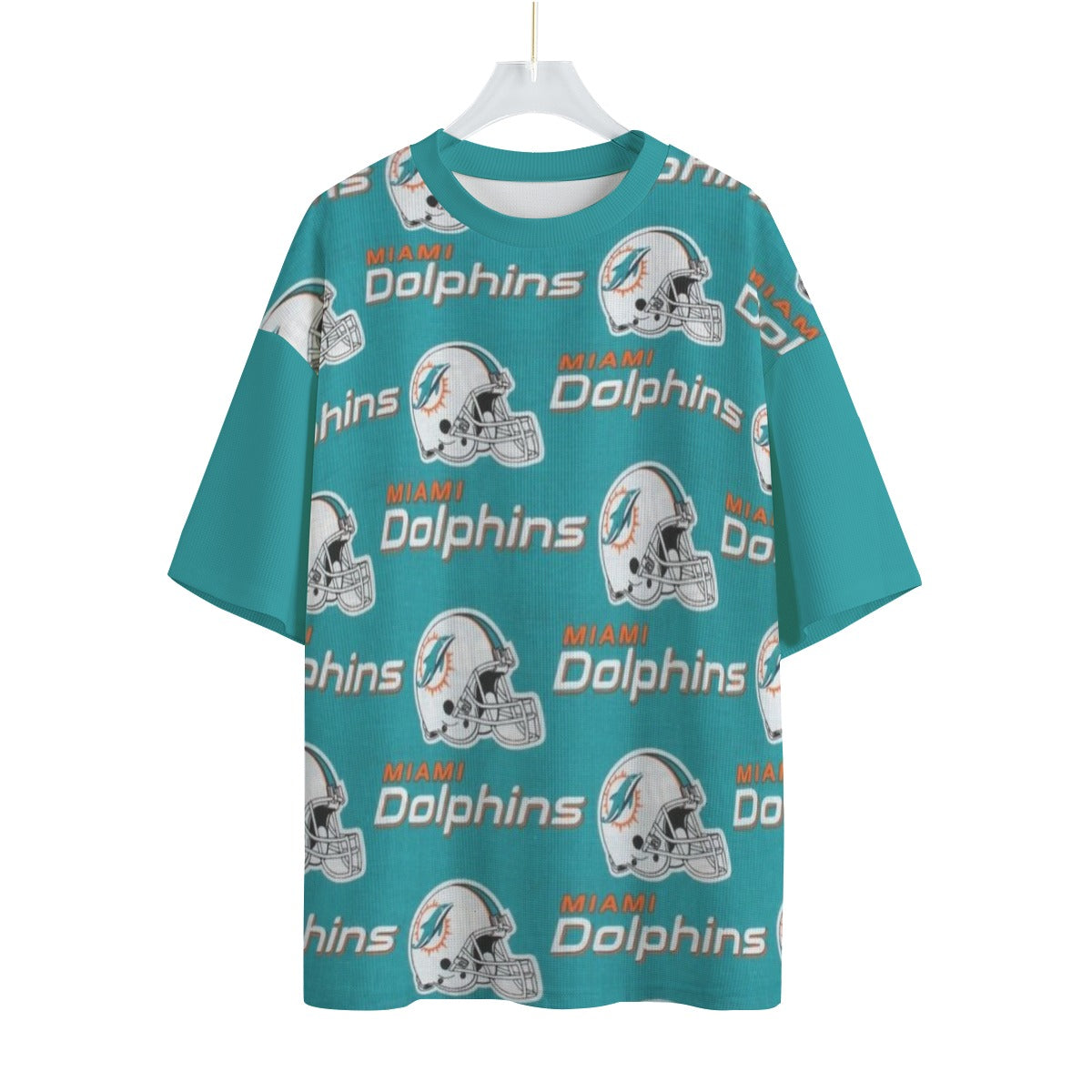 Miami Football Game Day All-Over Print Unisex Drop-shoulder T-shirt