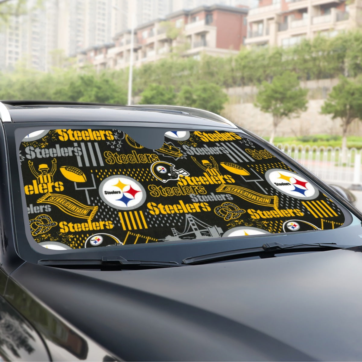 Pittsburgh Steelers Windshield Sunshade | 145cm(57.1”)
