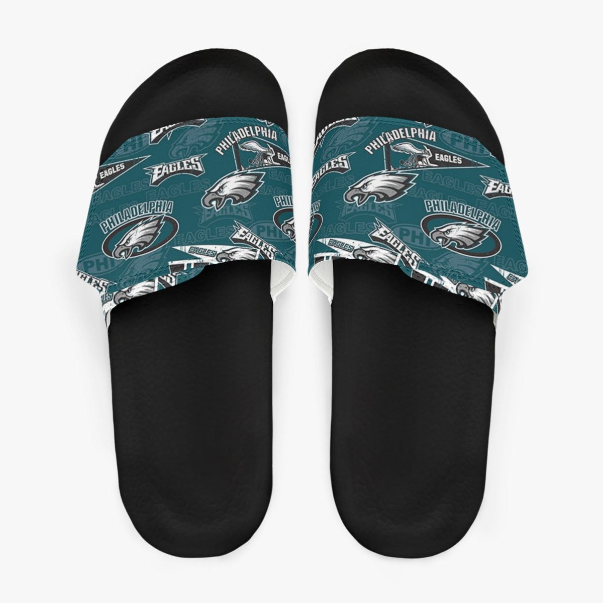 Philadelphia Football Game Day Men's Velcro Slippers