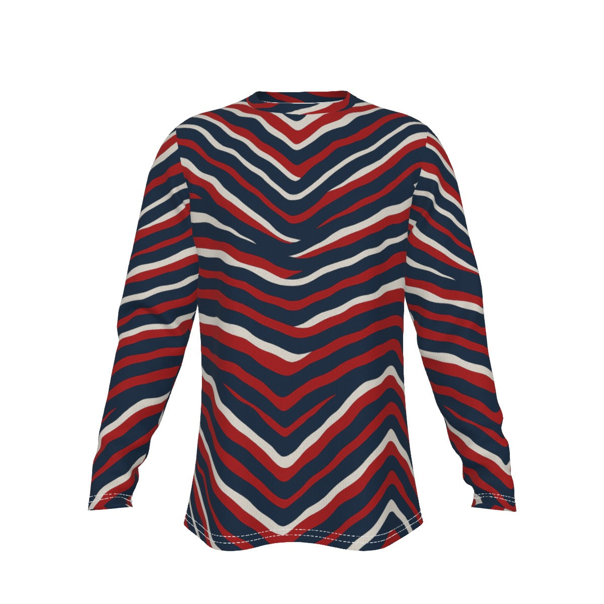 New England Football Game Day All-Over Print Men's Long Sleeve T-Shirt