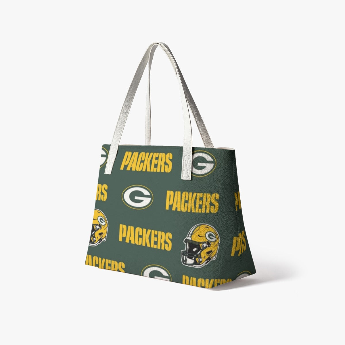 Green Bay Football Game Day Stylish PU Leather Tote Bag