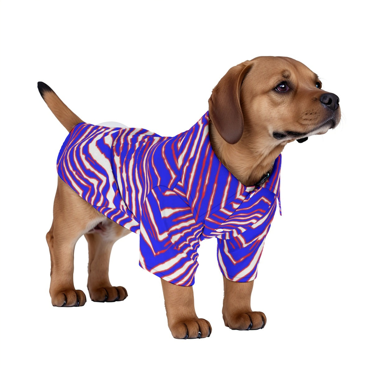 Buffalo Bills Zubaz Pet‘s Hawaiian Shirt