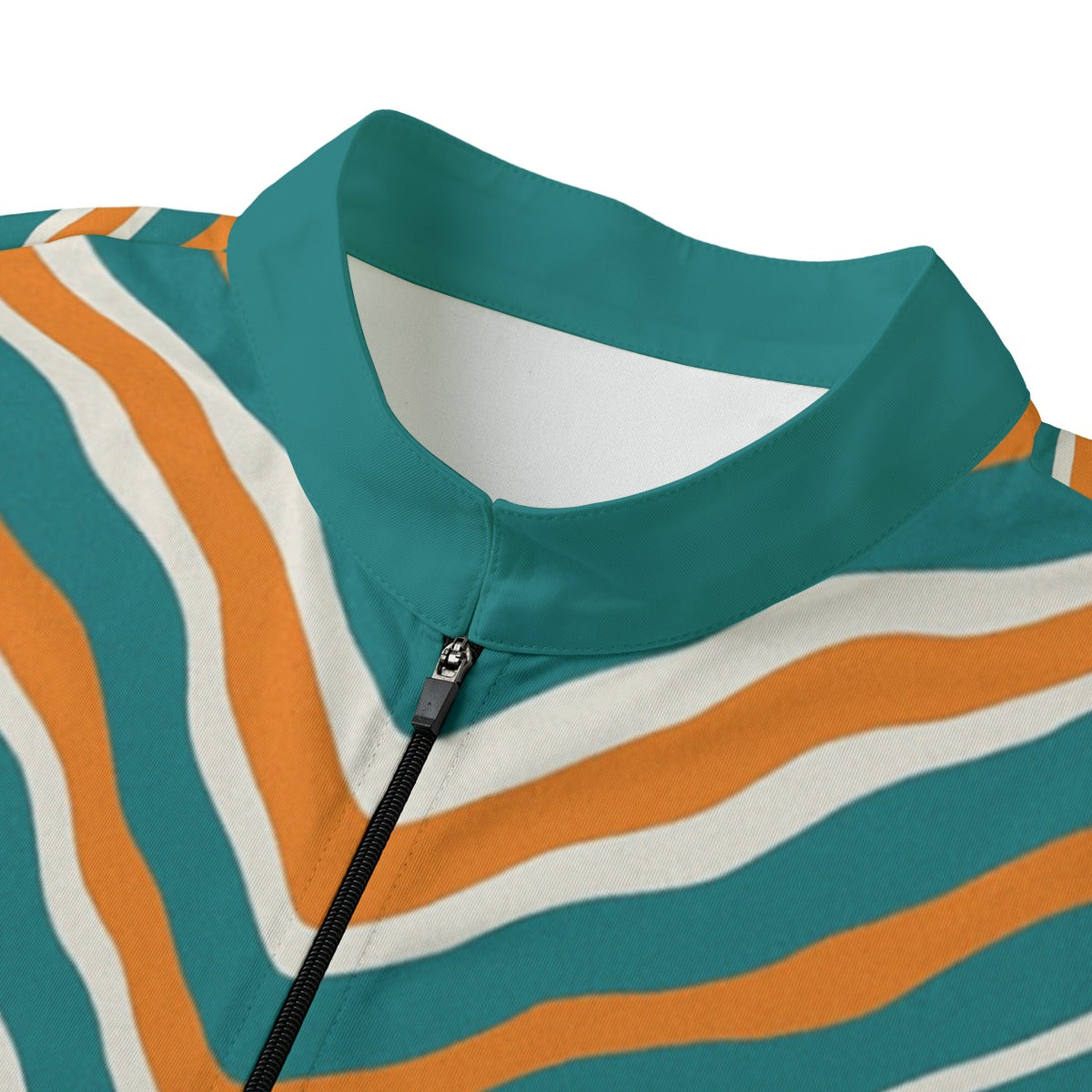Miami Football Game Day All-over Print Men's Billiard Cloth With Black Zipper