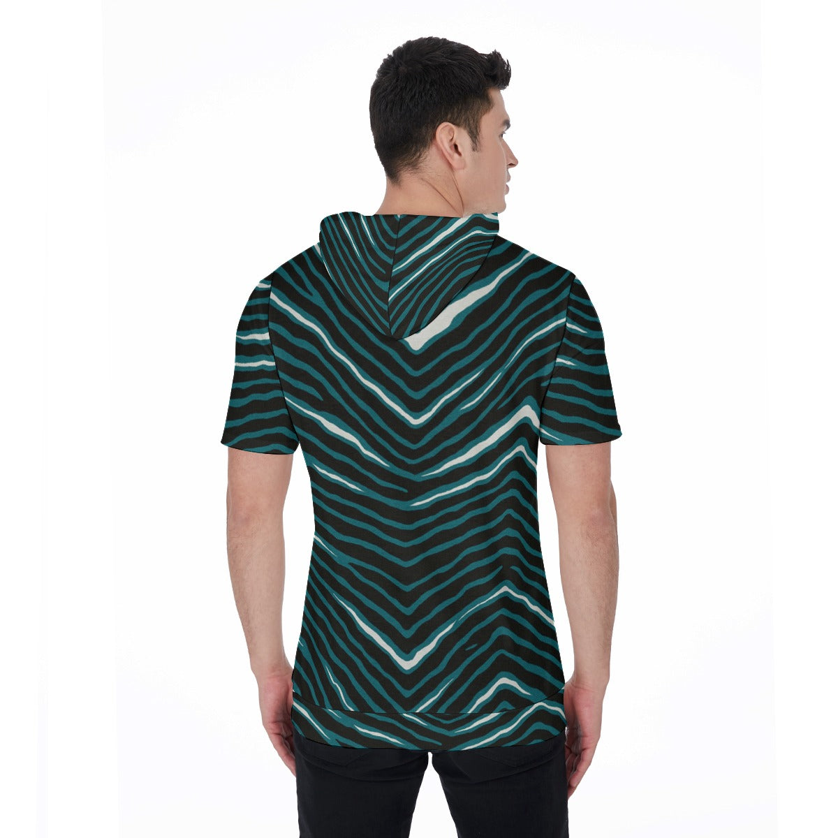 Philadelphia Football Game Day All-Over Print Men's Short Sleeve Hoodie T-Shirt
