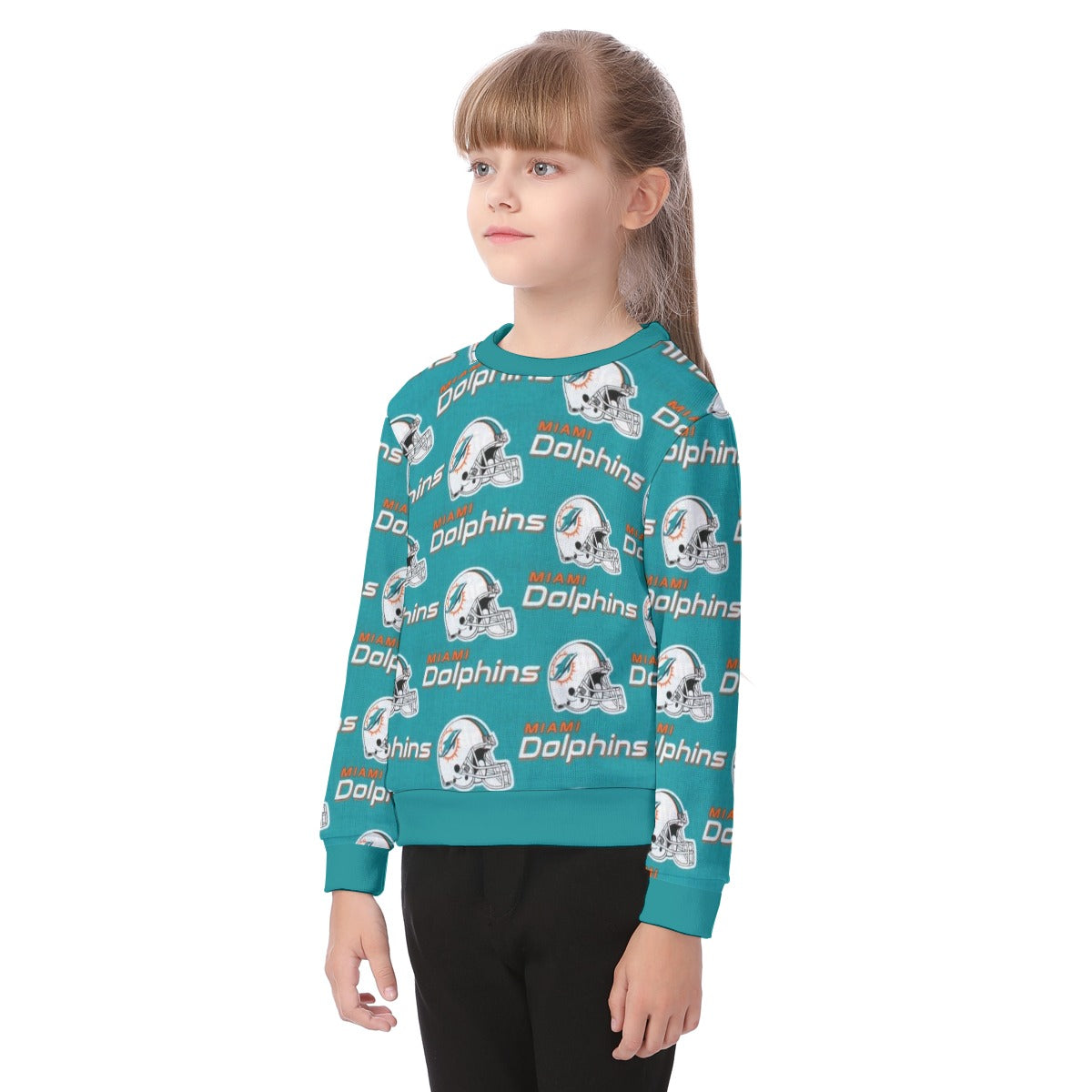 Miami Football Game Day All-Over Print Kid's Thicken Sweater