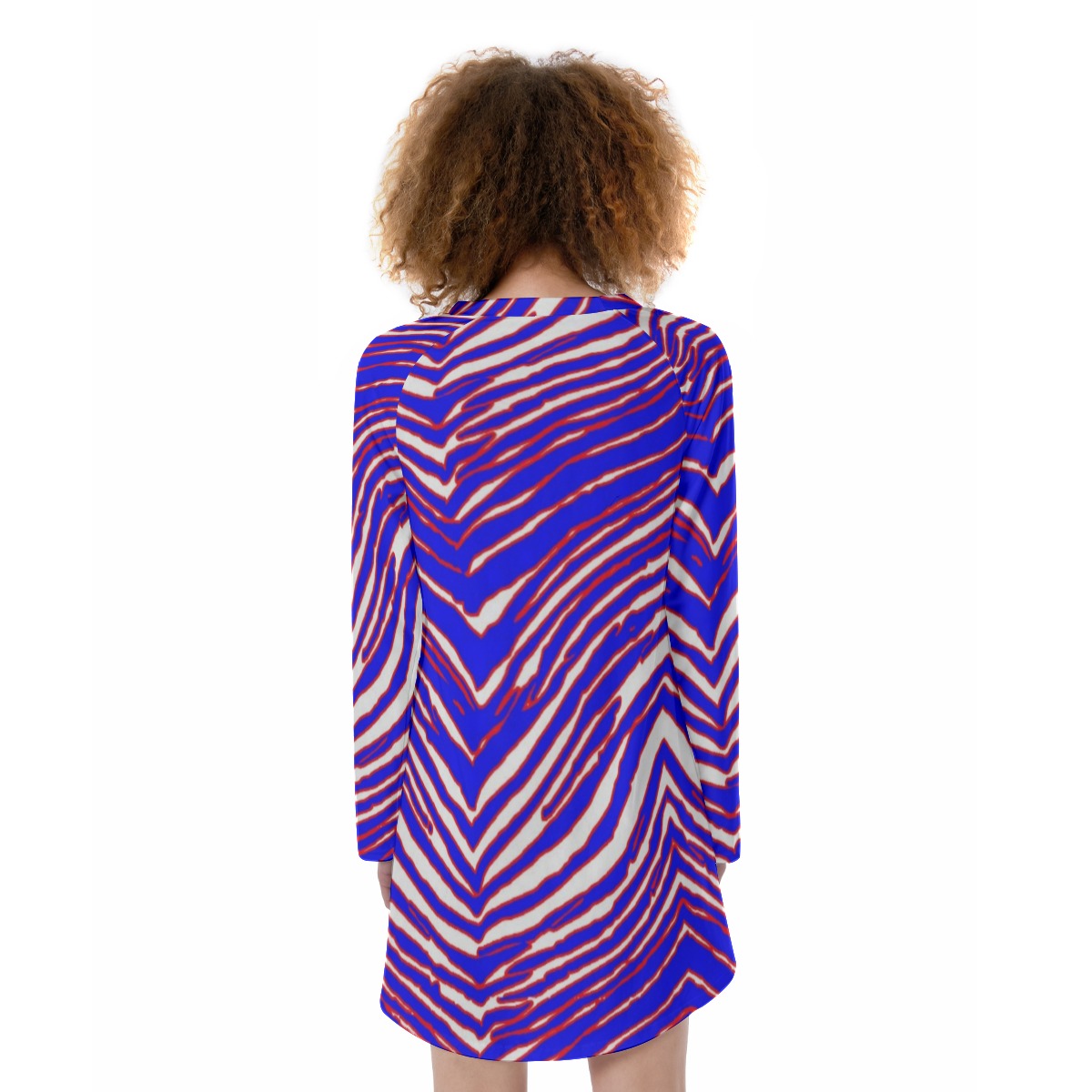 Buffalo Bills Zubaz Women's Raglan Sleeve Dress