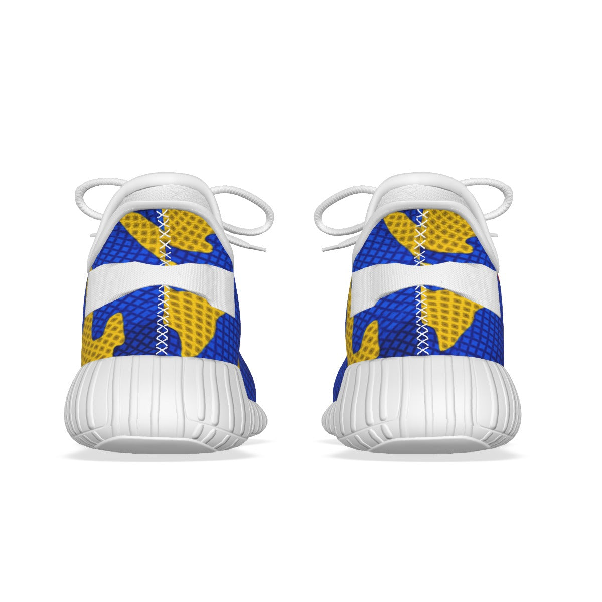 Urban Legend Kansas Jayhawks Blue Red White Camo Coconut Sneakers Shoes