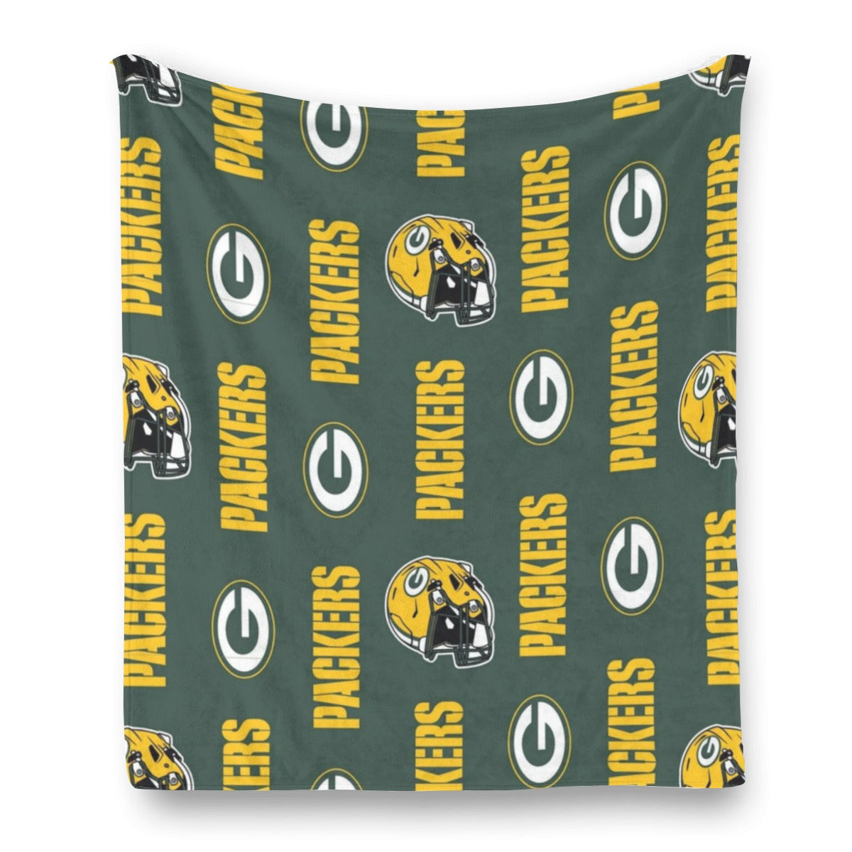 Green Bay Football Game Day Single-Side Printing Flannel Blanket