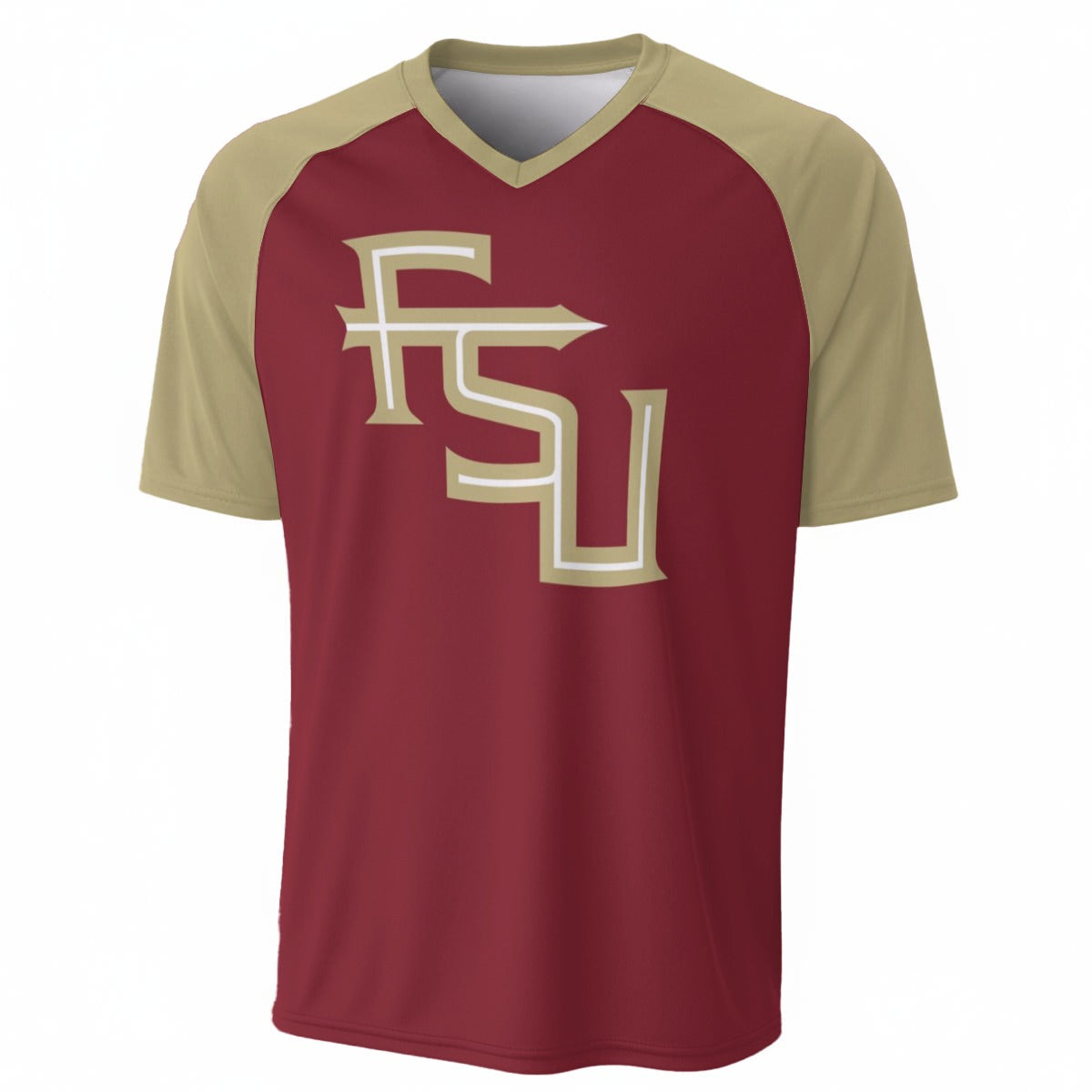 Florida State Seminoles V-Neck Short Sleeve T-Shirt