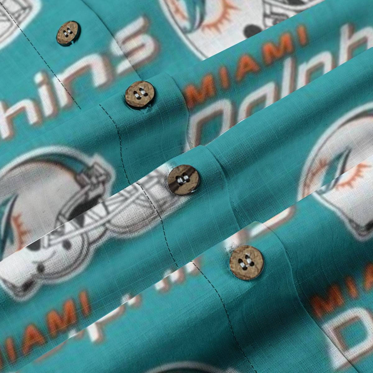 Miami Football Game Day All-Over Print Women's Shirt | 125GSM Cotton