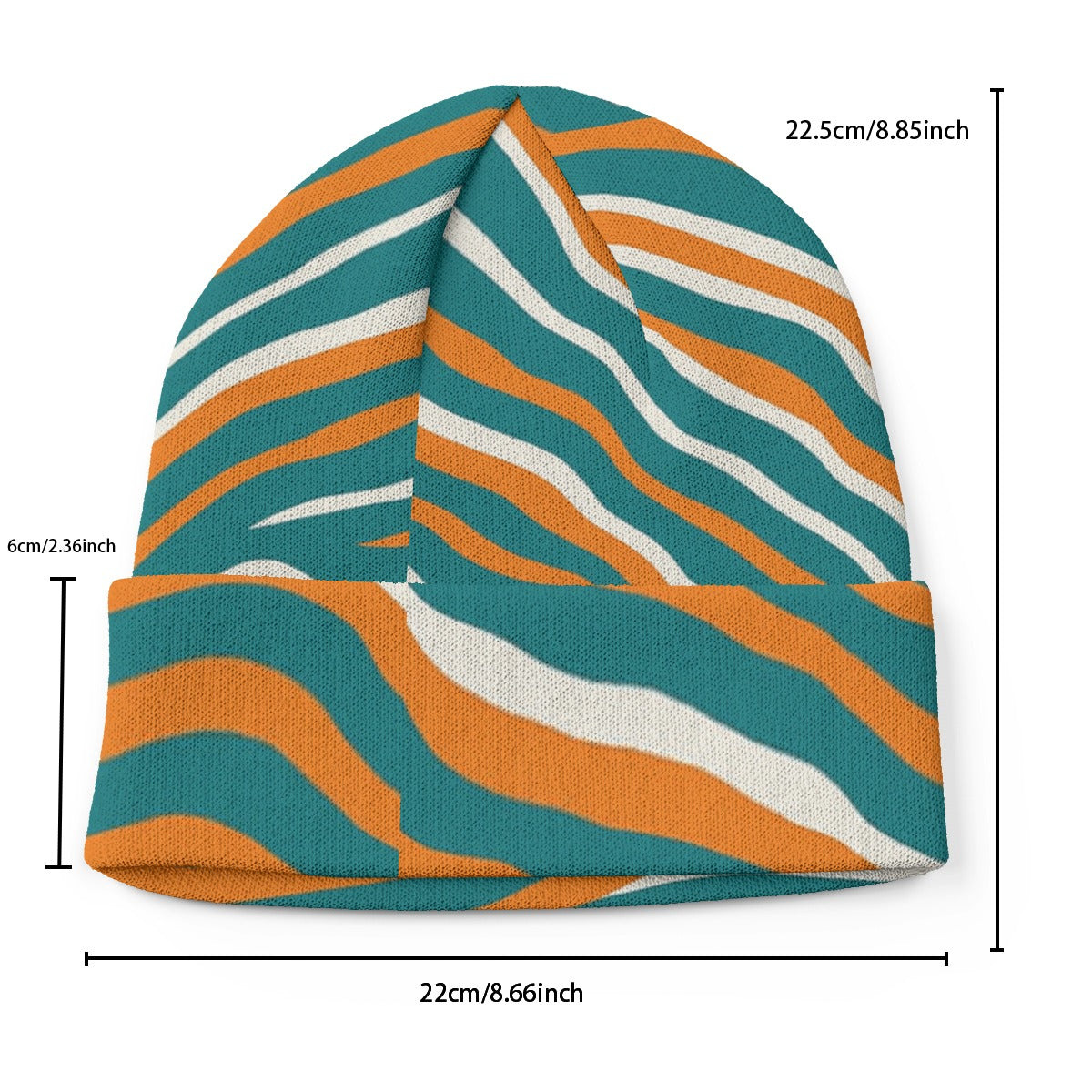 Miami Football Game Day All-Over Print Knitted Hat