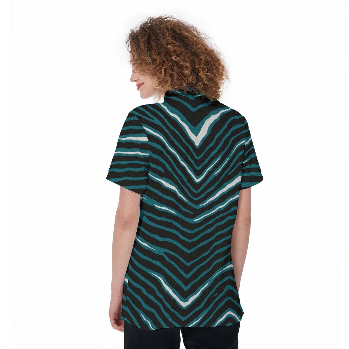 Philadelphia Football Game Day All-Over Print Women's Polo Shirt