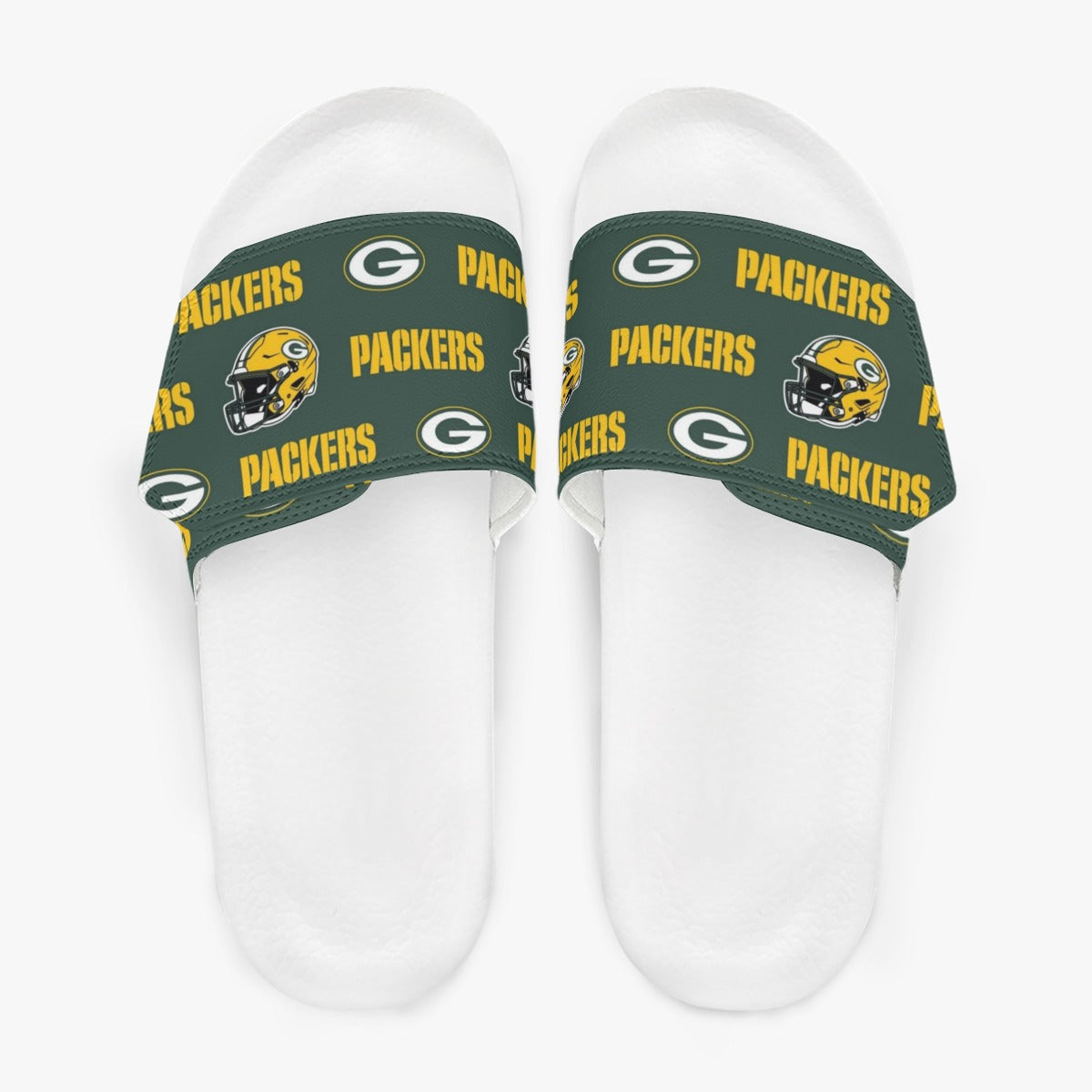 Green Bay Football Game Day Men's Velcro Slippers
