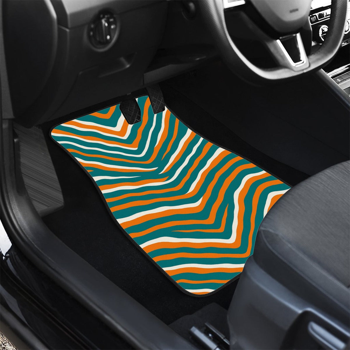 Miami Football Game Day Front row car mats (2pcs)