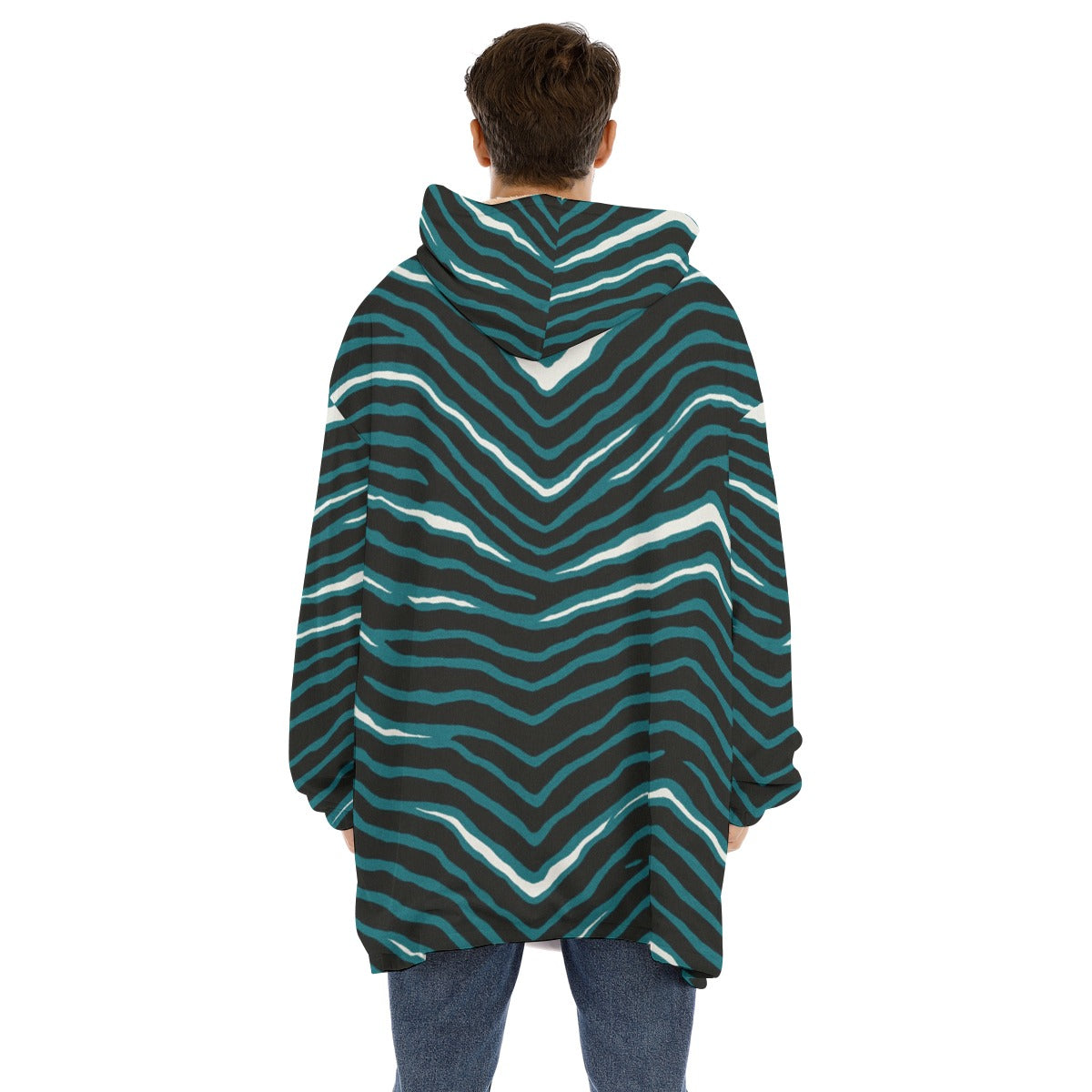 Philadelphia Football Game Day All-Over Print Unisex Sherpa Fleece Hoodie Blanket