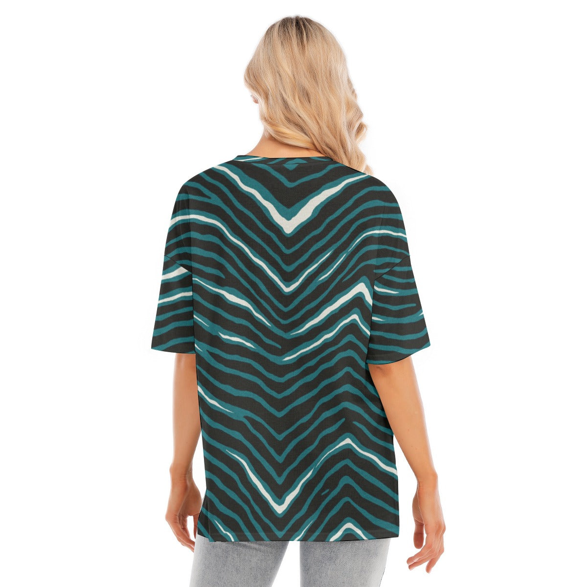 Philadelphia Football Game Day All-Over Print Women's Short Sleeves T-shirt With Hem Split