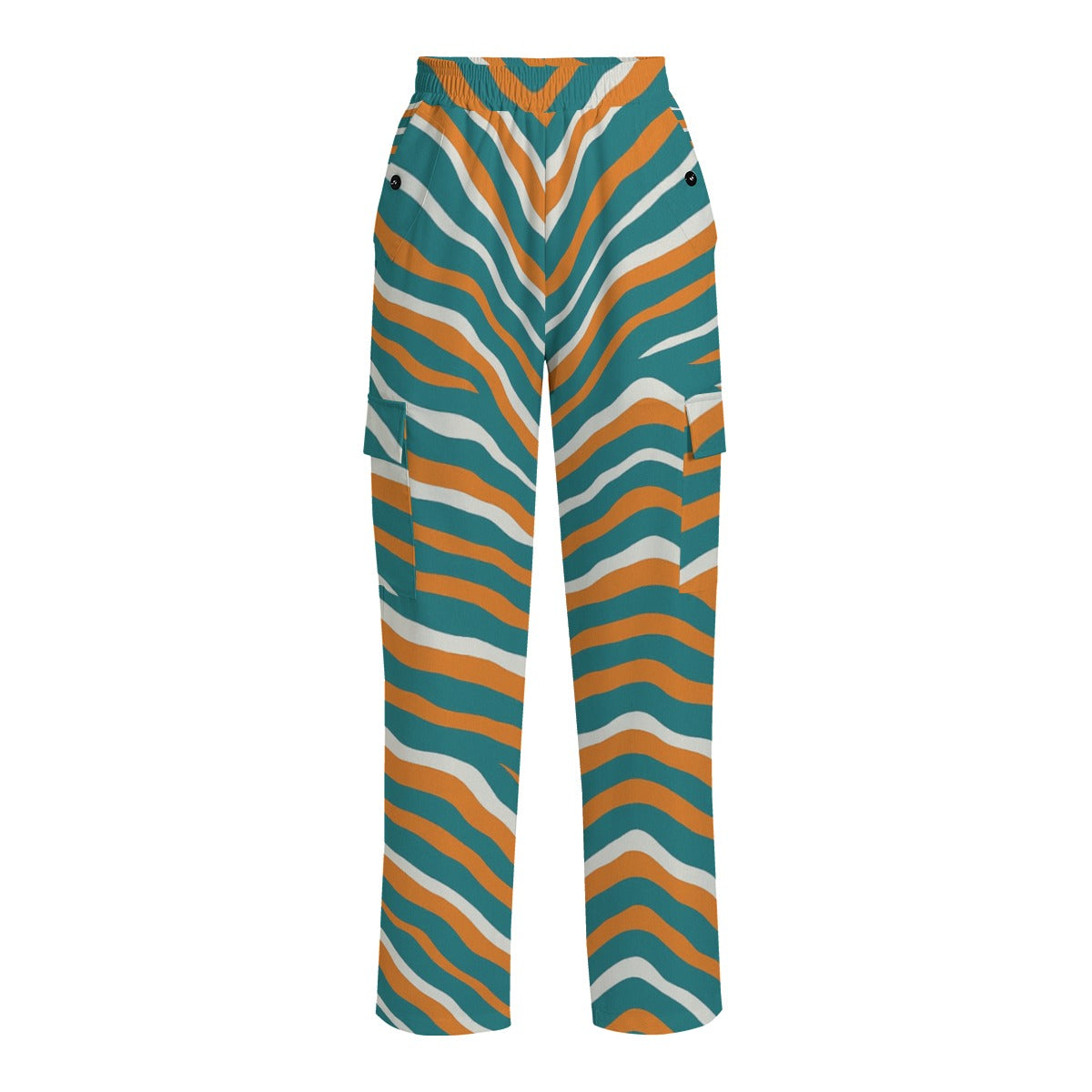 Miami Football Game Day All-Over Print Women's Cargo Pants